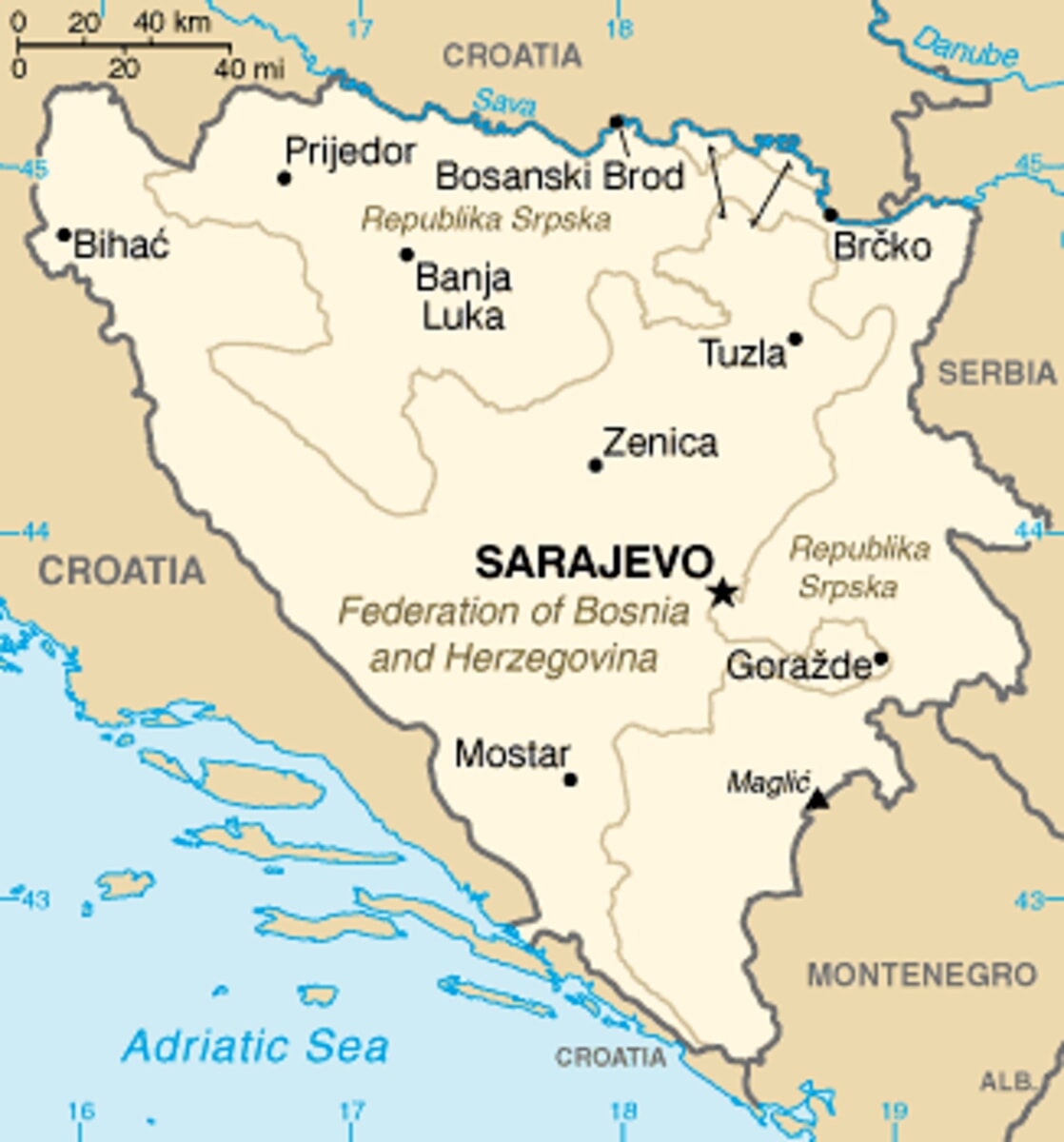 La République de Srpska et la Bosnie